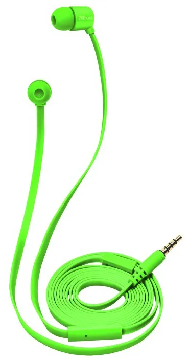 Наушники Trust Duga In-Ear Зеленый-неон