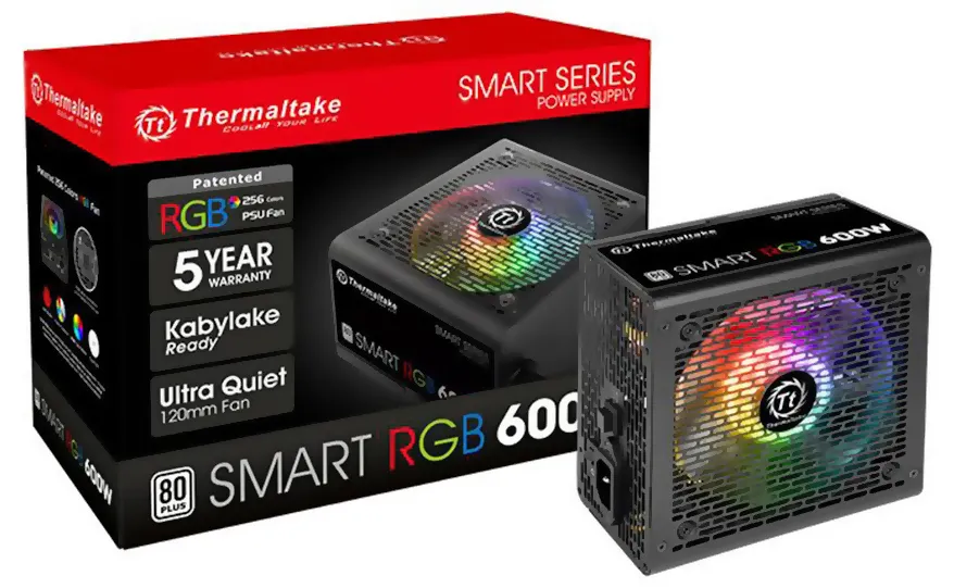 Блок питания 600W Thermaltake Smart RGB PS-SPR-0600NHSAWE-1