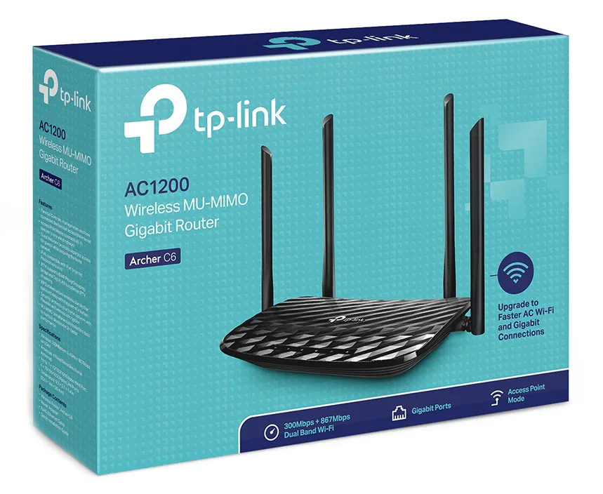 Маршрутизатор TP-Link Archer C6 AC1200