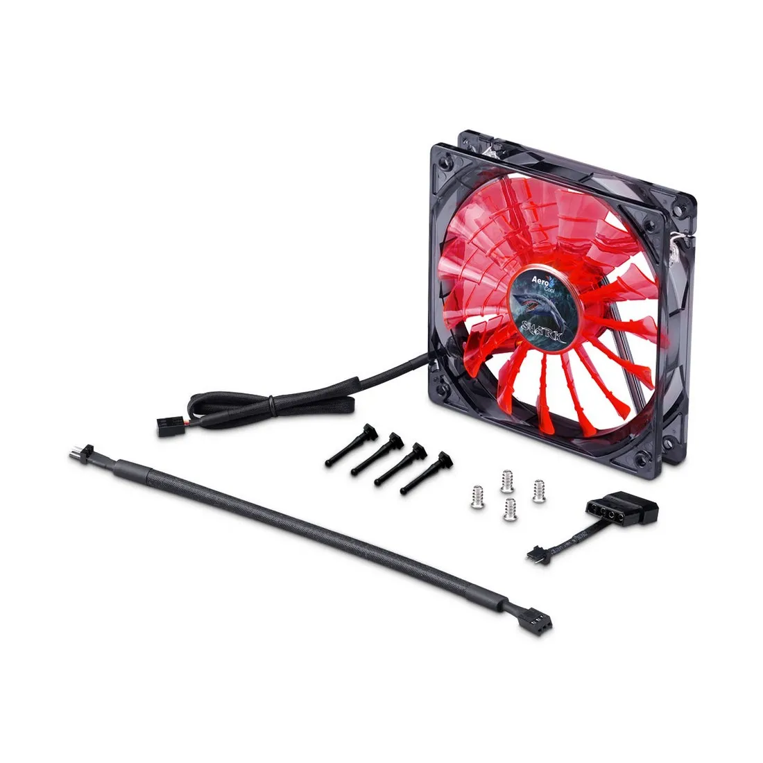 Кулер для кейса AeroCool SHARK fan Devi Red Edition