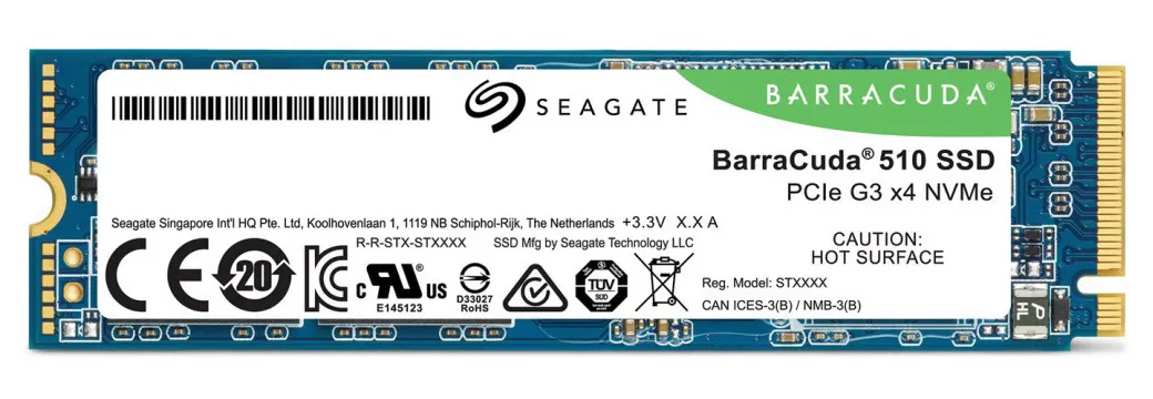 SSD накопитель 250 GB Seagate BarraCuda 510 ZP250CM3A001