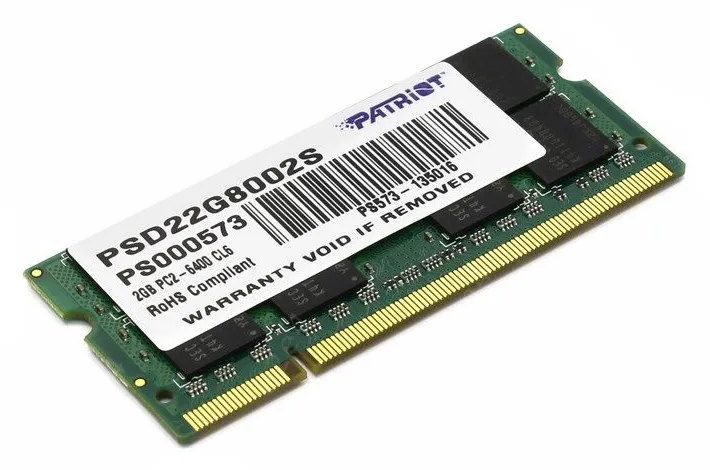 Оперативная память 2 GB Patriot PSD22G8002S
