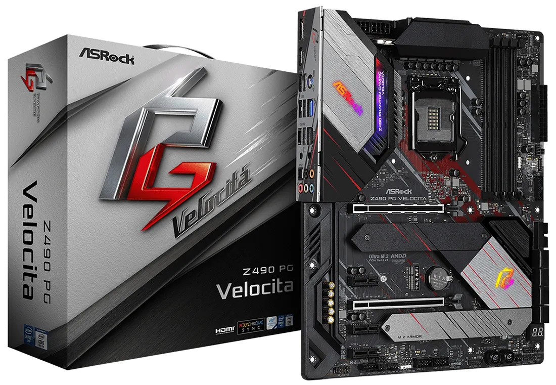 Материнская плата ASRock Z490 PG VELOCITA