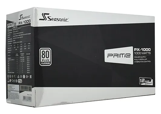 Блок питания 1000W Seasonic Prime PX-1000 SSR-1000PD