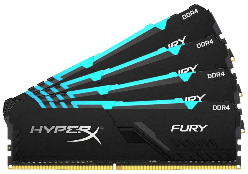 Оперативная память 128Gb Kingston HyperX Fury RGB HX432C16FB3AK4/128