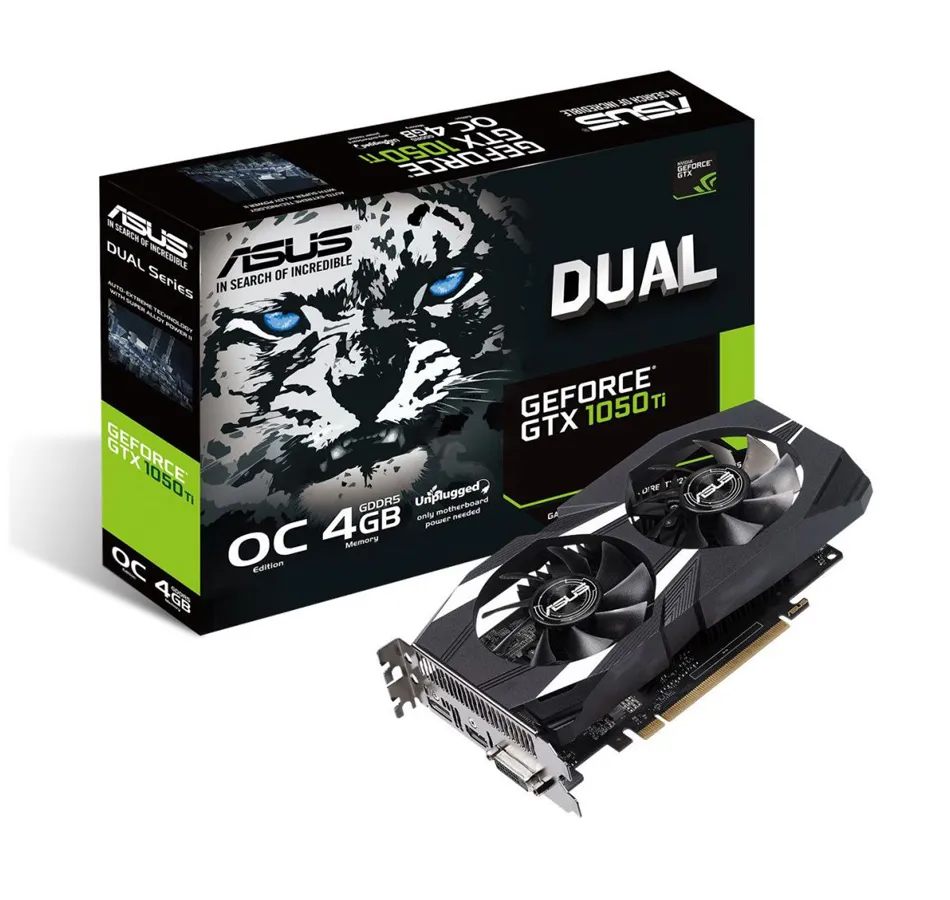 Видеокарта ASUS GeForce GTX1050 DUAL-GTX1050-2G-V2