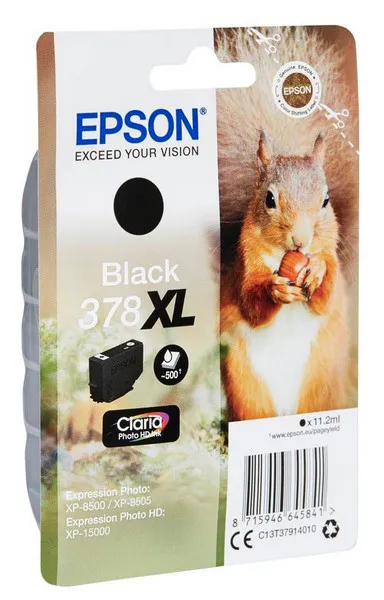 Картридж Epson Singlepack Black 378XL C13T37914020