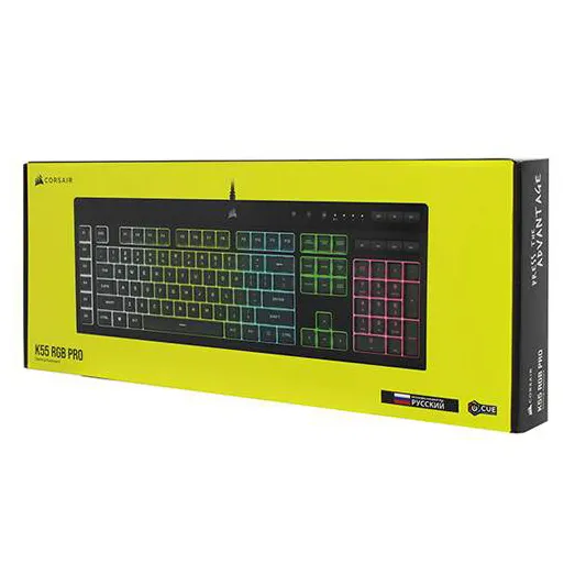 Клавиатура Corsair K55 RGB PRO CH-9226765-RU black