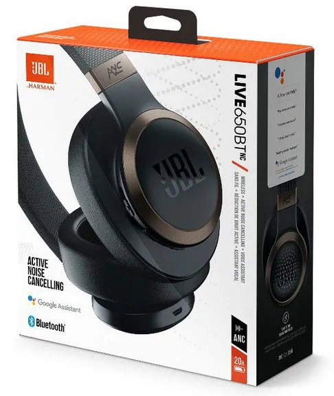Bluetooth Гарнитура JBL (by harman) Live 650BTNC Black