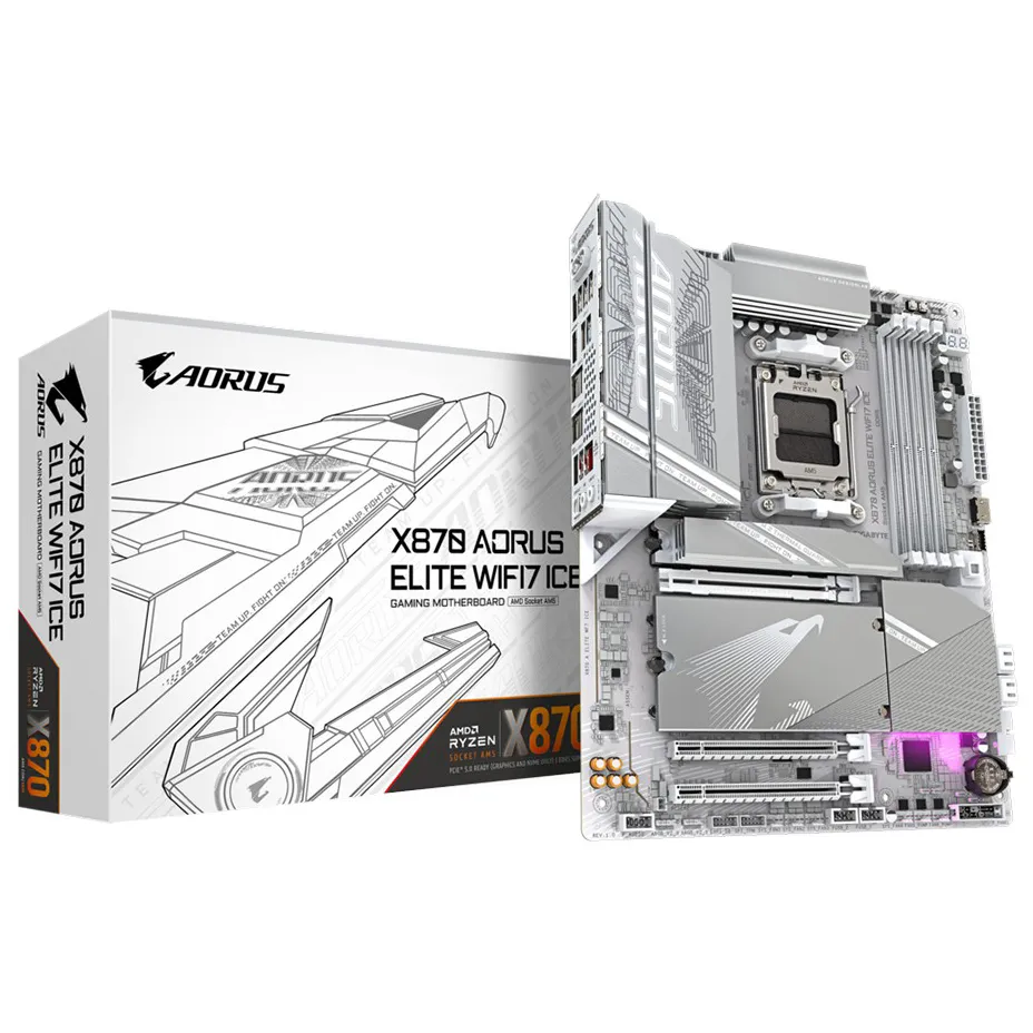 Материнская плата Gigabyte X870 A ELITE WF7 ICE