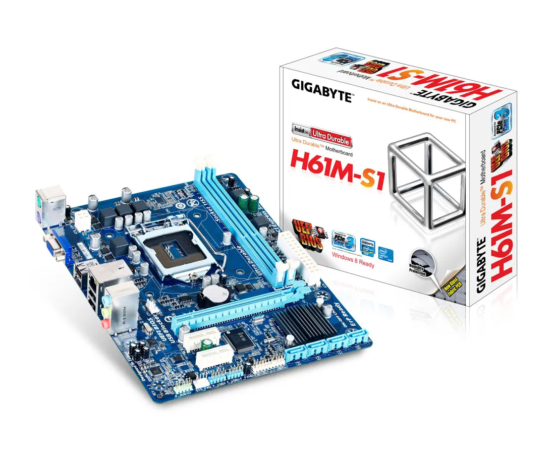 Материнская плата MB iH61 Gigabyte GA-H61M-S1