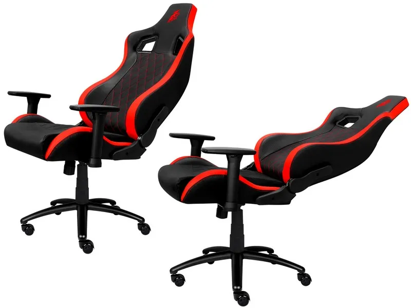 Игровое компьютерное кресло 1st Player DK1 Red/Black