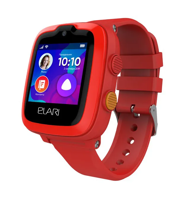 Смарт часы Elari KIDPHONE 4G Красный