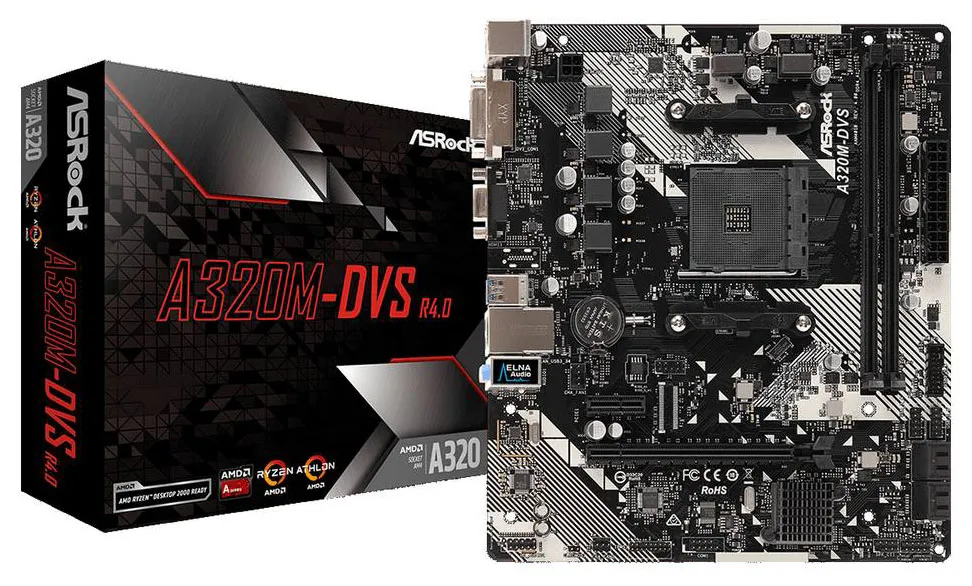 Материнская плата ASRock A320M-DVS R4.0