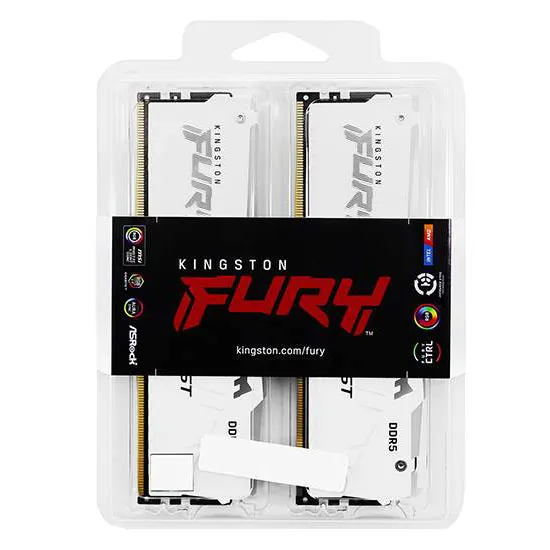 Оперативная память 64 GB kit Kingston Fury Beast White KF560C36BWEAK2-64