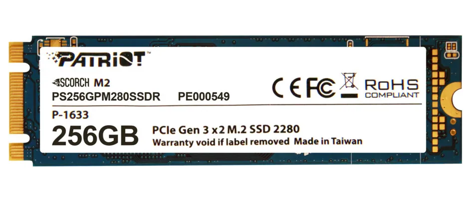 SSD накопитель 256GB Patriot SCORCH PS256GPM280SSDR