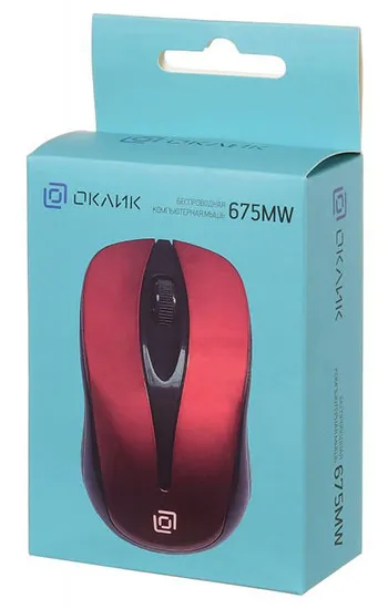 Компьютерная мышь Oklick 675MW Wireless Red