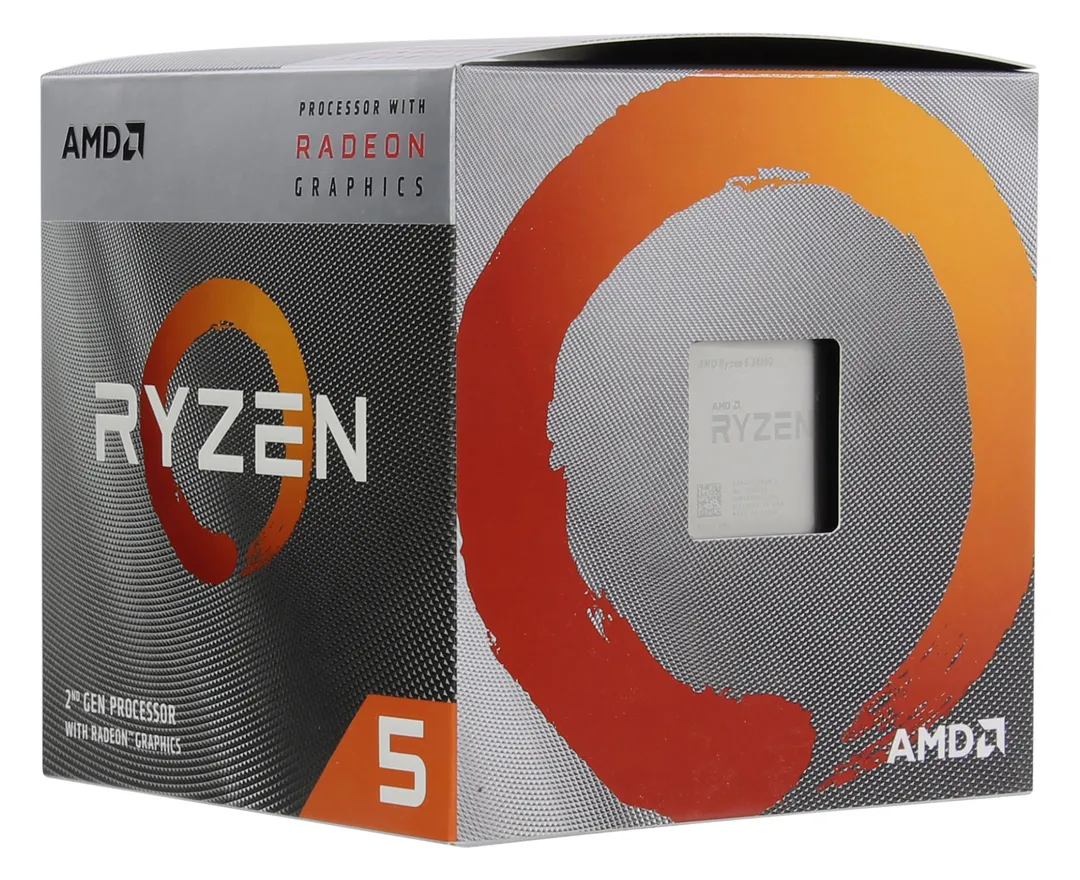 Процессор AMD Ryzen 5 3400G YD3400C5FHBOX