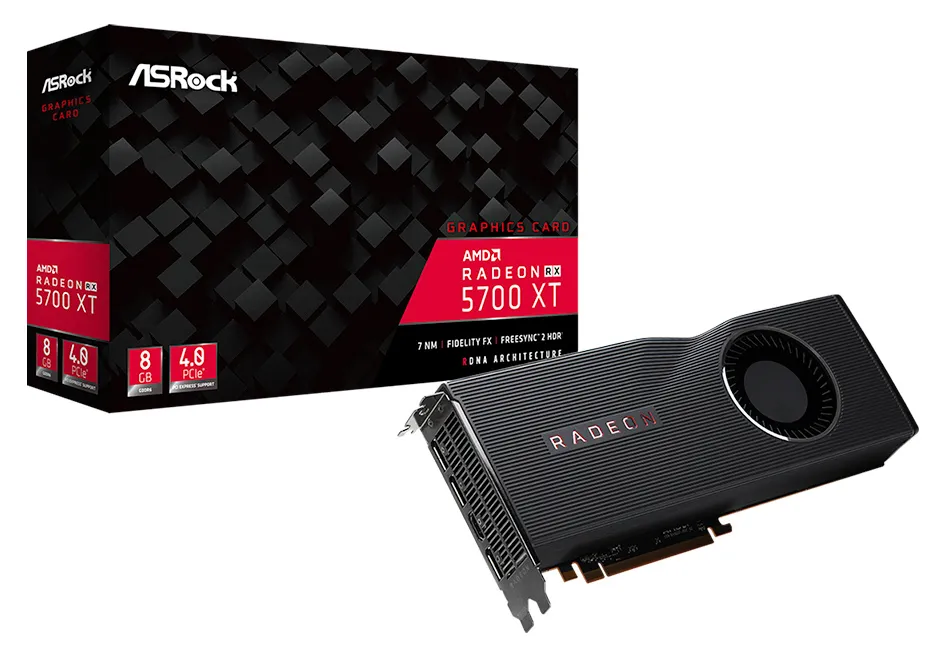 Видеокарта 8Gb ASRock Radeon RX 5700 XT