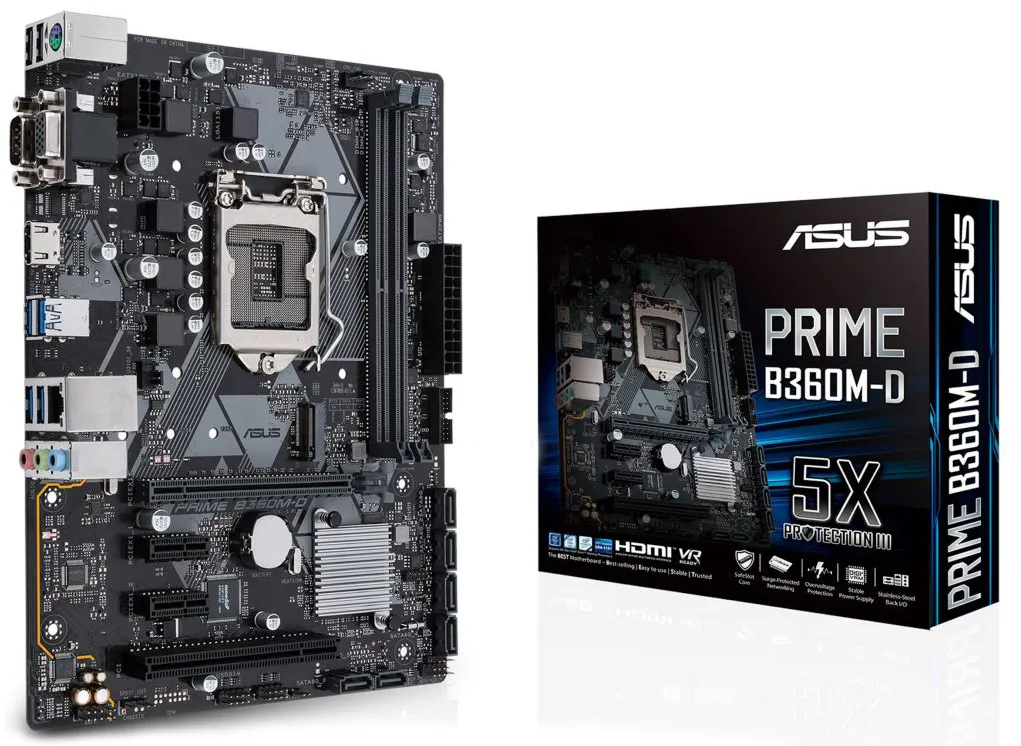 Материнская плата Asus PRIME B360M-D