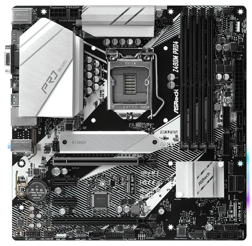 Материнская плата ASRock Z490M PRO4