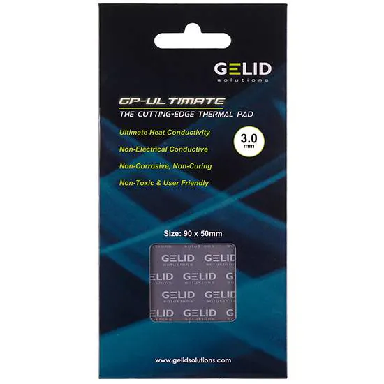 Термопрокладка Gelid GP-Ultimate 90x50x3mm 3.2g/cm3