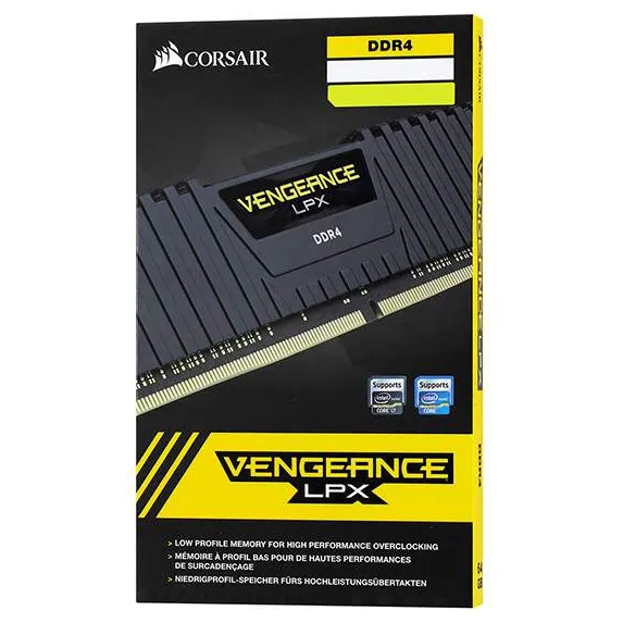 Оперативная память 64 GB kit Corsair Vengeance LPX CMK64GX4M2D3600C18