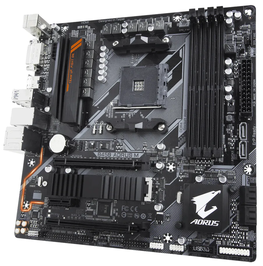 Материнская плата Gigabyte B450 AORUS M
