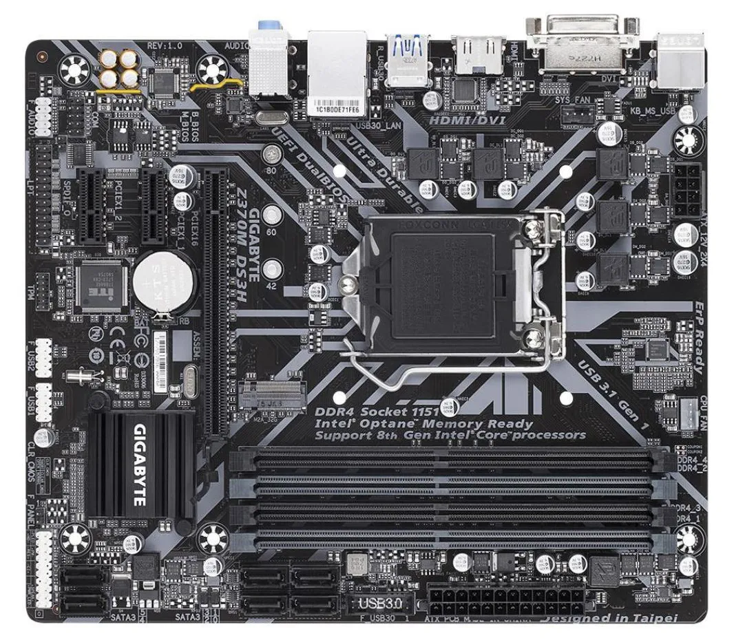 Материнская плата Gigabyte Z370 GA-Z370M-DS3H