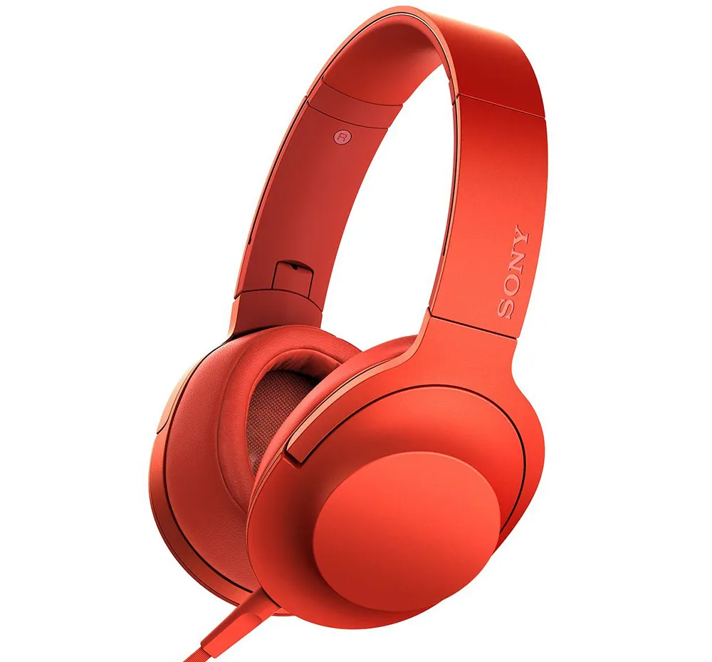 Наушники накладные Sony MDR100AAP Red