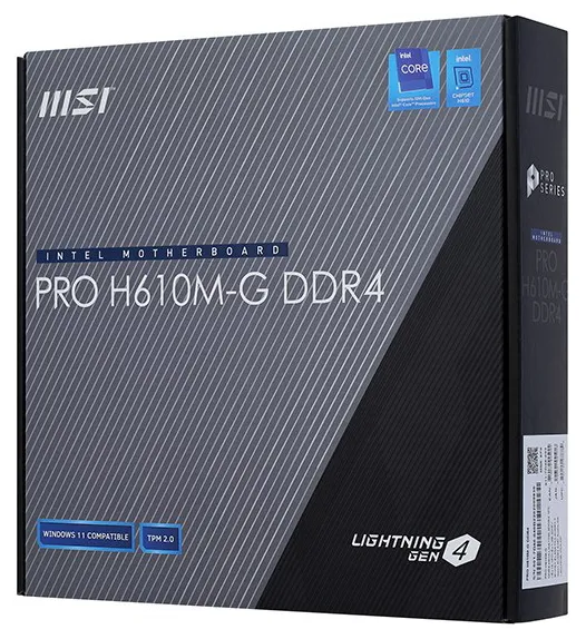 Материнская плата MSI PRO H610M-G DDR4