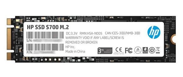 SSD накопитель 120GB HP S700 M.2