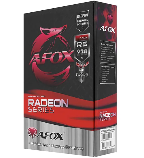 Видеокарта 2 GB Afox R5 230 AFR5230-2048D3L5