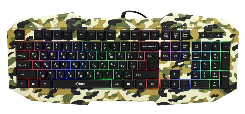 Клавиатура Ritmix RKB-550 Khaki Gaming