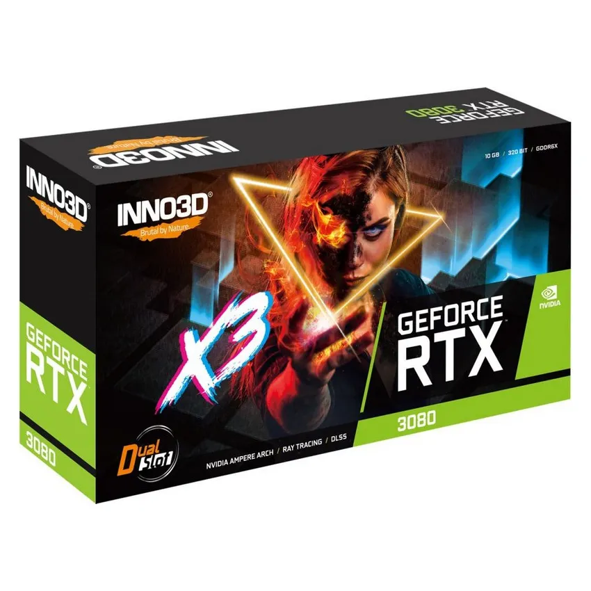 Видеокарта Inno3D RTX3080 X3 LHR N30803-106X-1810VA44H