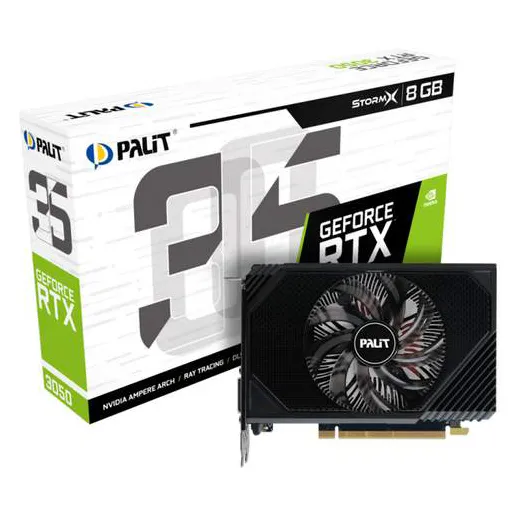 Видеокарта 6Gb PALIT RTX3050 STORMX V1 6G NE63050018JE-1072F