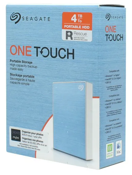 Внешний жесткий диск 4 TB Seagate One Touch STKC4000402