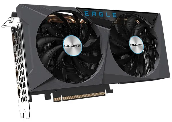 Видеокарта 12Gb Gigabyte RTX3060 EAGLE GV-N3060EAGLE-12GD 2.0
