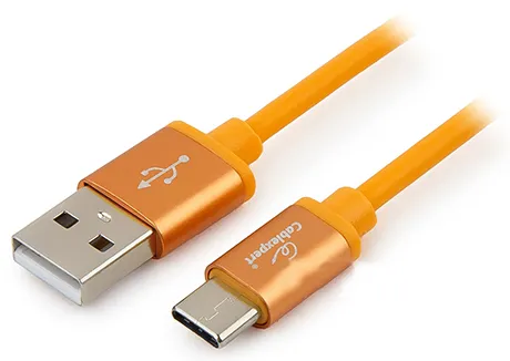 Кабель USB Type A-C Cablexpert CC-S-USBC01O-1M