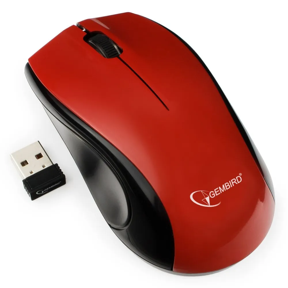 Компьютерная мышь Gembird MUSW-320-R red