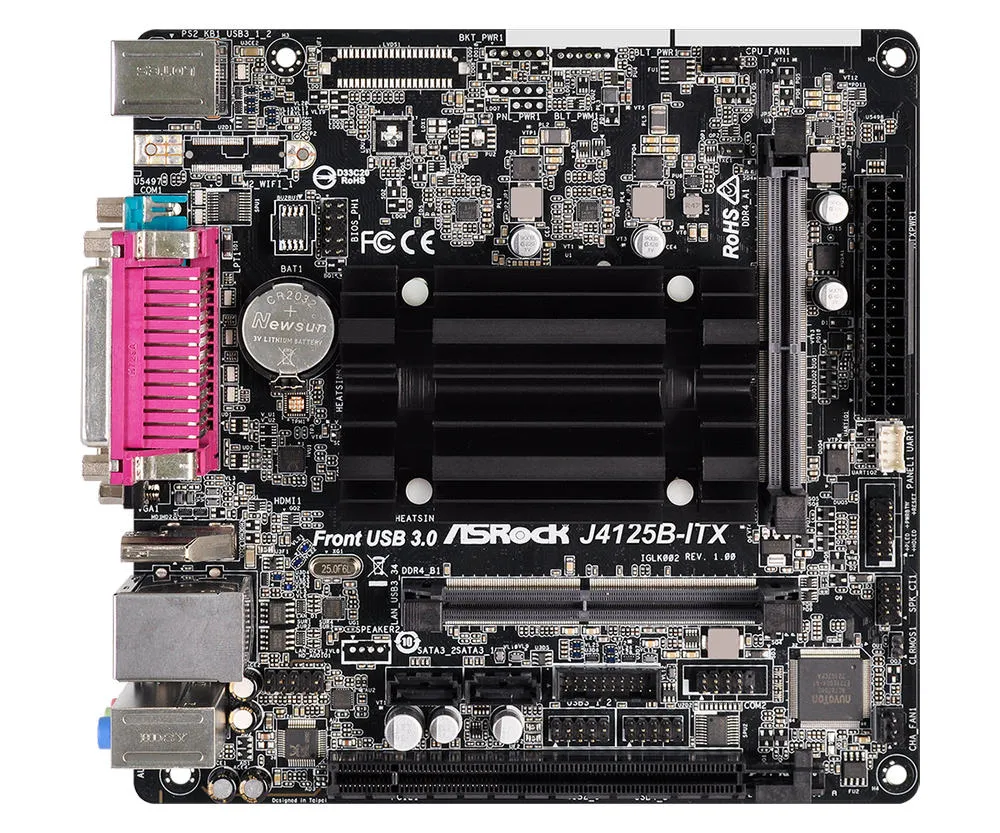 Материнская плата ASRock J4125B-ITX