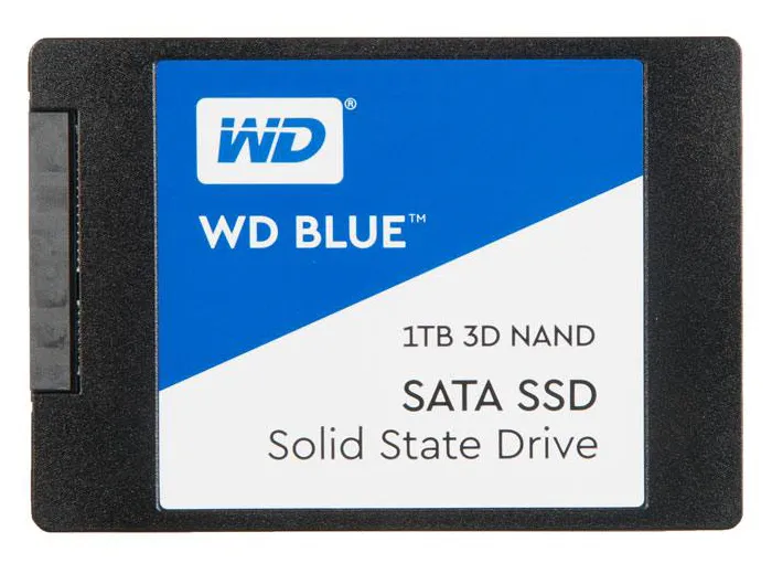 SSD накопитель 1ТБ WD Blue 3D NAND WDS100T2B0A