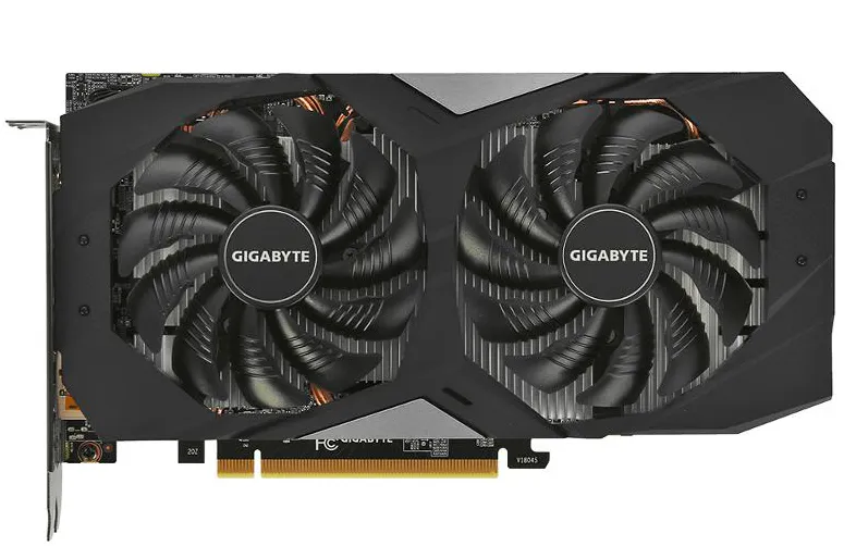Видеокарта 6Gb Gigabyte RTX 2060 GV-N2060OC-6GD