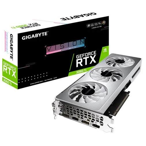 Видеокарта Gigabyte (GV-N306TVISION-8GD) RTX3060Ti VISION 8G