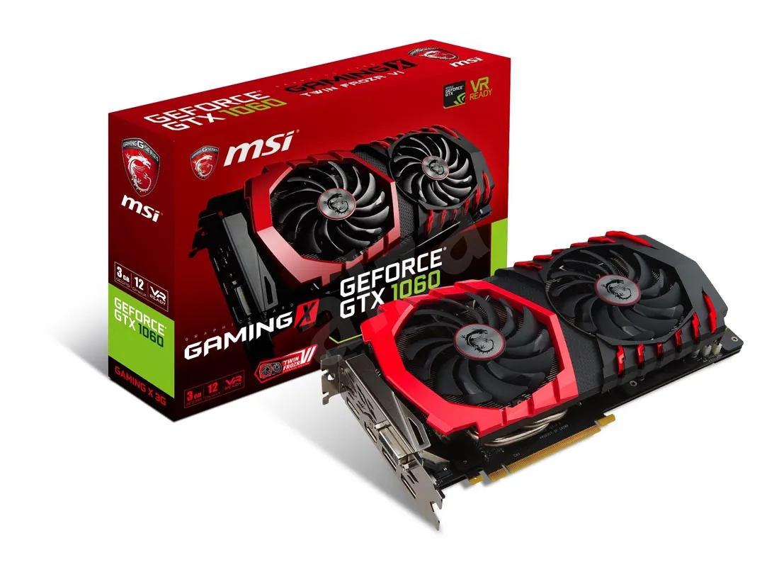 Видеокарта MSI GeForce GTX 1060 GAMING X 6G