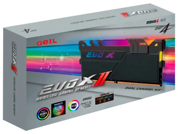 Оперативная память 32GB Kit GEIL EVO X II Black GEXSB432GB3000C16ADC