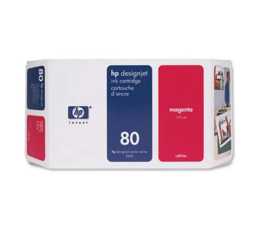 Картридж HP C4874A №80 Розовый