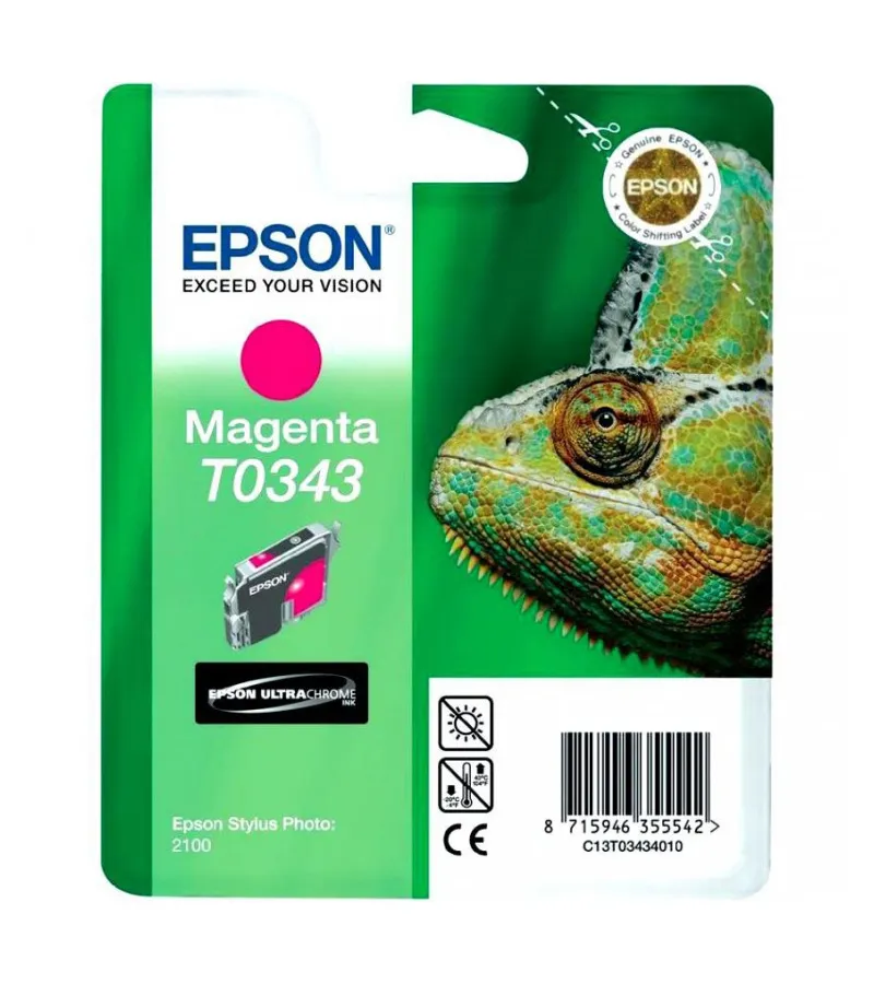 Картридж Epson C13T03434010 SP2100 пурпурный
