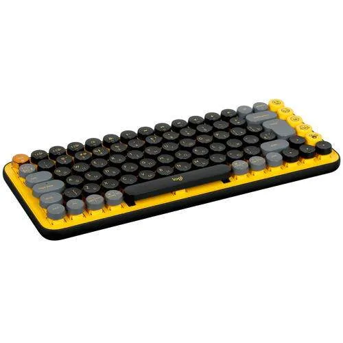 Клавиатура беспроводная Logitech POP KEYS Blast Yellow YR0080/CU0021