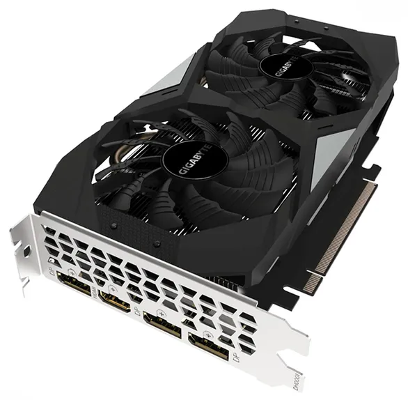 Видеокарта 6Gb Gigabyte RTX 2060 GV-N2060OC-6GD